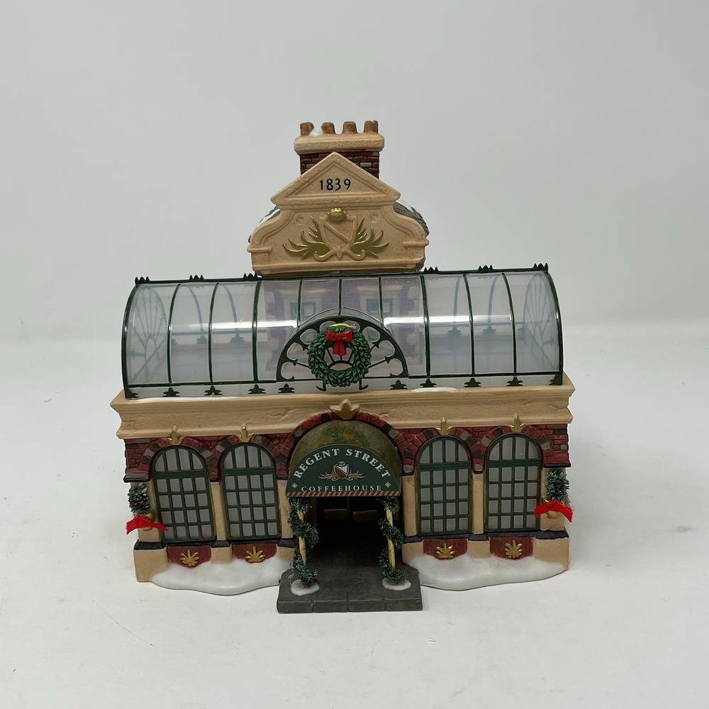 Dept 56 Dickens Village Series Regent Street Coffeehouse Christmas 56.58507
